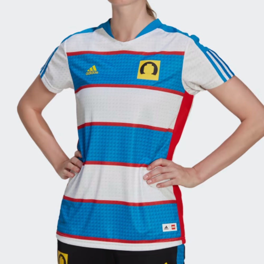 Womens Size XS ADIDAS TIRO X LEGO® HOME Soccer JERSEY HI3776